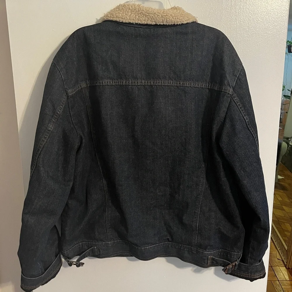 Shearling Denim Jacket - Picture 5 of 8